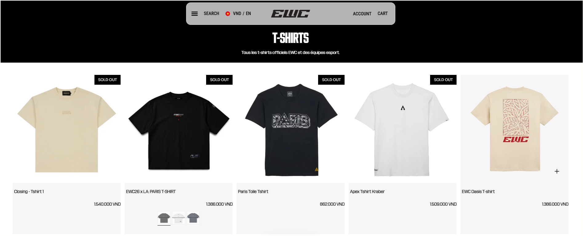 Bộ sưu tập thời trang Esports World Cup 2026 tại Paris lấy cảm hứng từ Toile de Jouy